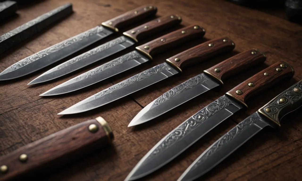 Ručně kované nože na prodej